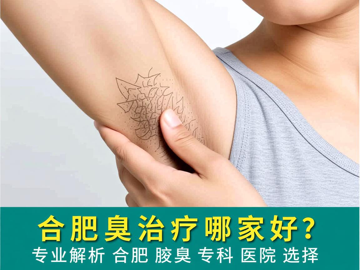 合肥腋臭治疗哪家好？专业解析合肥腋臭专科医院选择