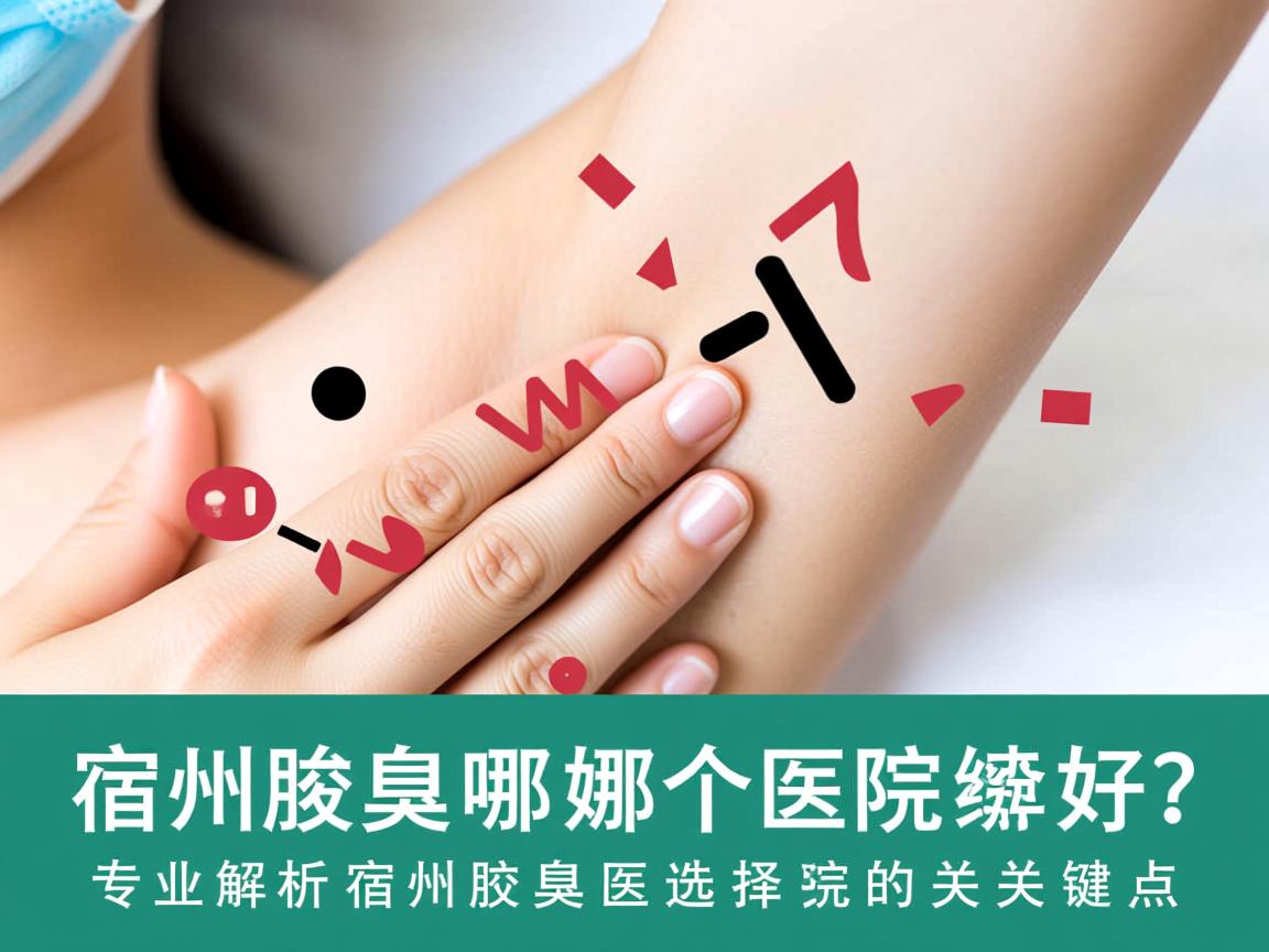 宿州腋臭哪个医院好？专业解析宿州腋臭医院选择的关键点