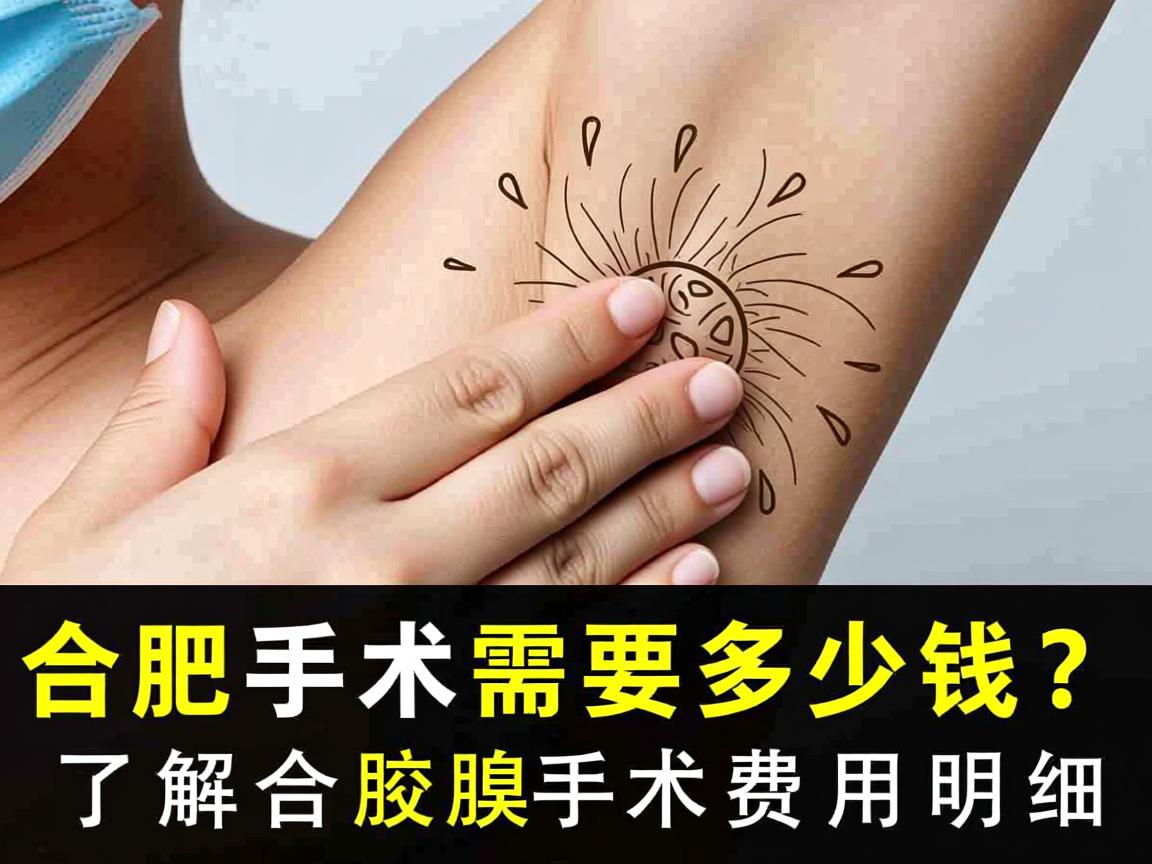 合肥腋臭手术需要多少钱？了解合肥腋臭手术费用明细