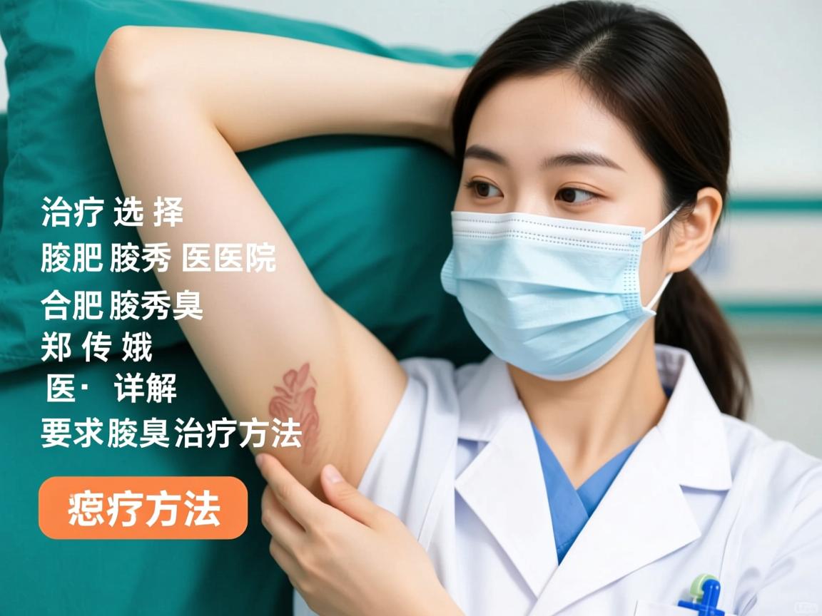 腋臭治疗选择，合肥腋秀医院郑传娥医生详解腋臭治疗方法