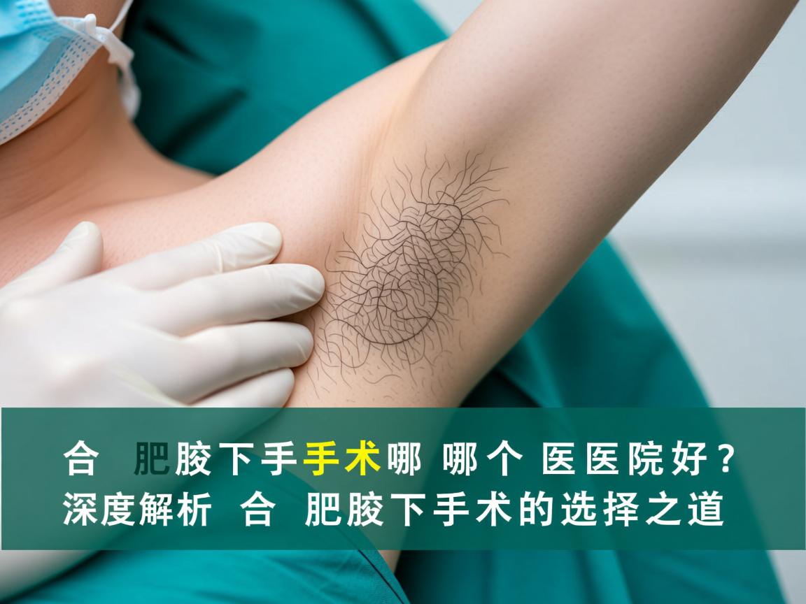 合肥腋下手术哪个医院好？深度解析合肥腋下手术的选择之道