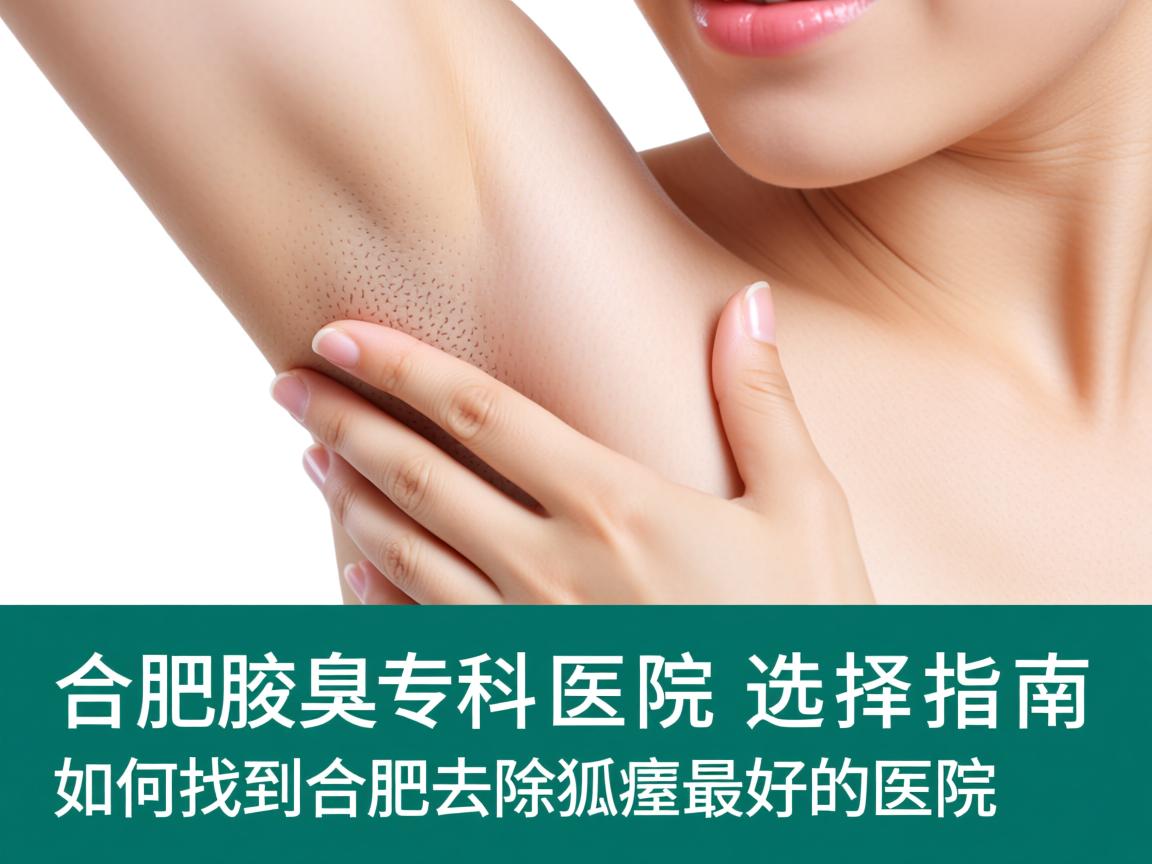 合肥腋臭专科医院选择指南，如何找到合肥去除狐臭最好的医院