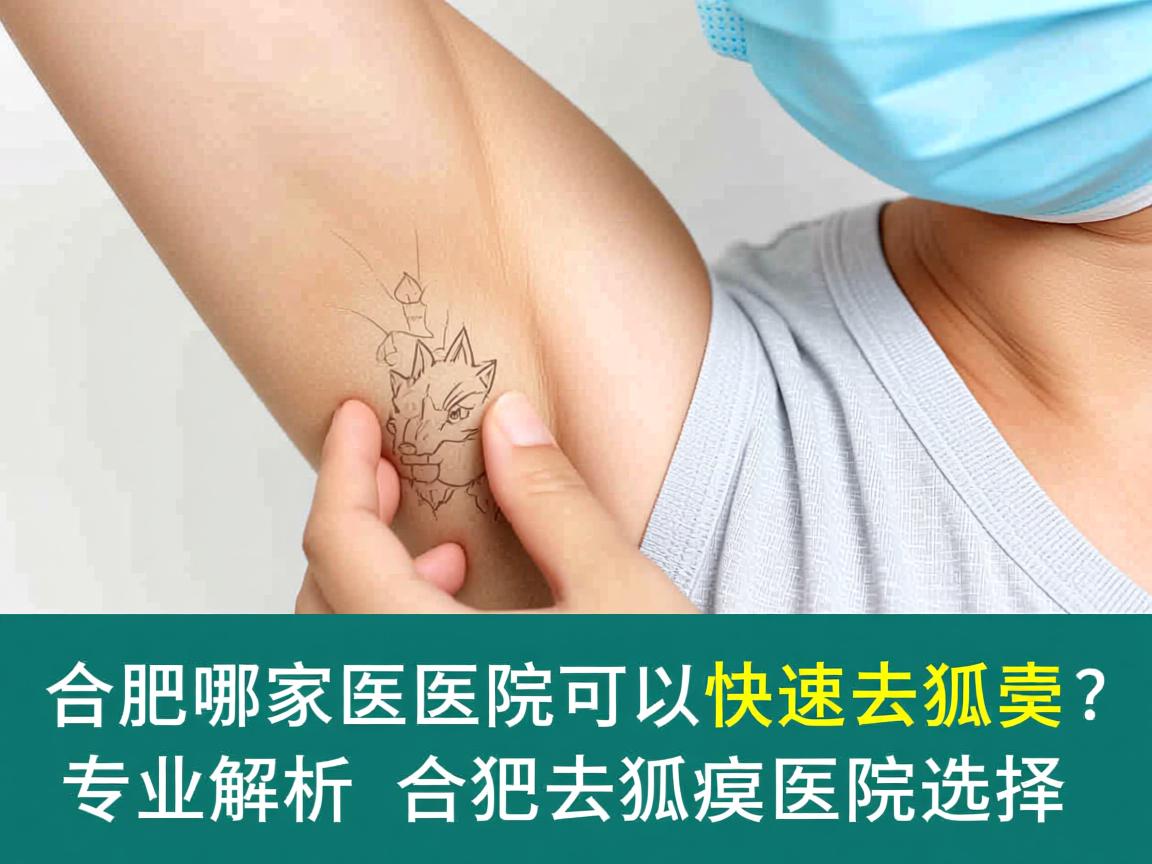 合肥哪家医院可以快速去狐臭？专业解析合肥去狐臭医院选择