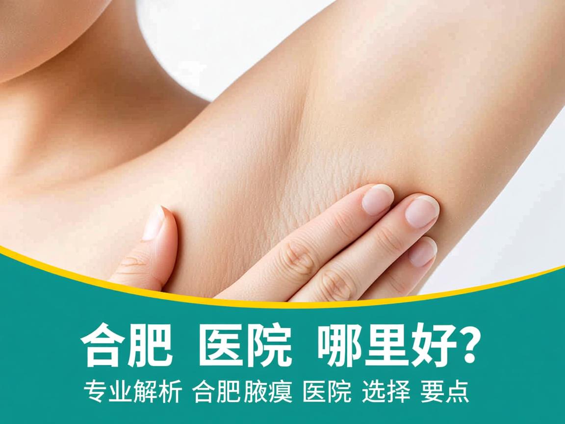合肥腋臭医院哪里好？专业解析合肥腋臭医院的选择要点