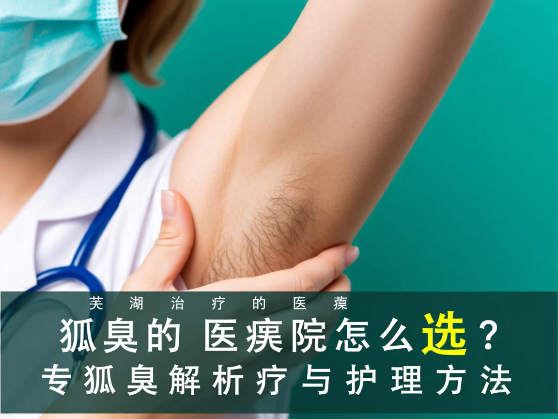 芜湖治疗狐臭的医院怎么选？专业解析狐臭治疗与护理方法
