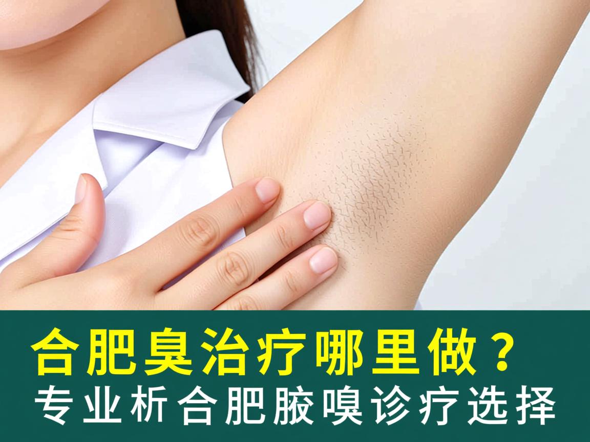 合肥腋臭治疗哪里做？专业解析合肥腋臭诊疗选择