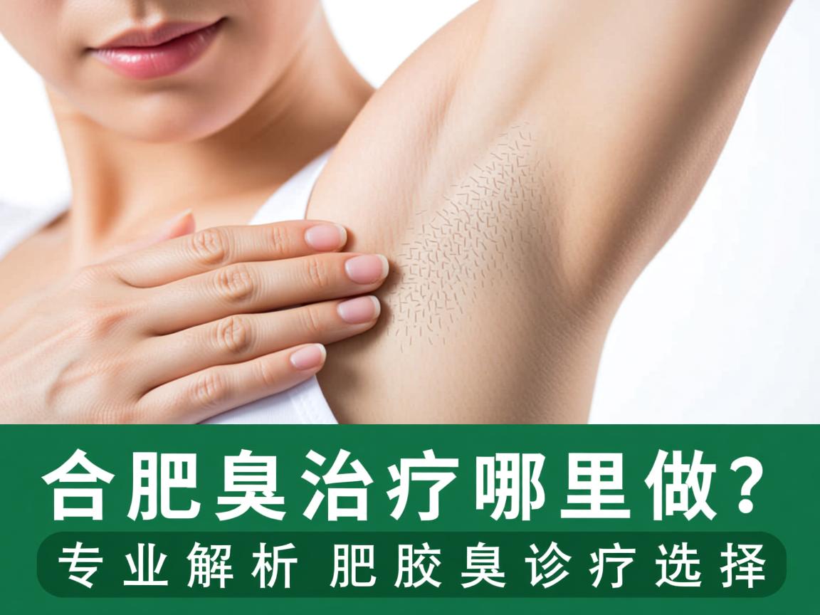 合肥腋臭治疗哪里做？专业解析合肥腋臭诊疗选择