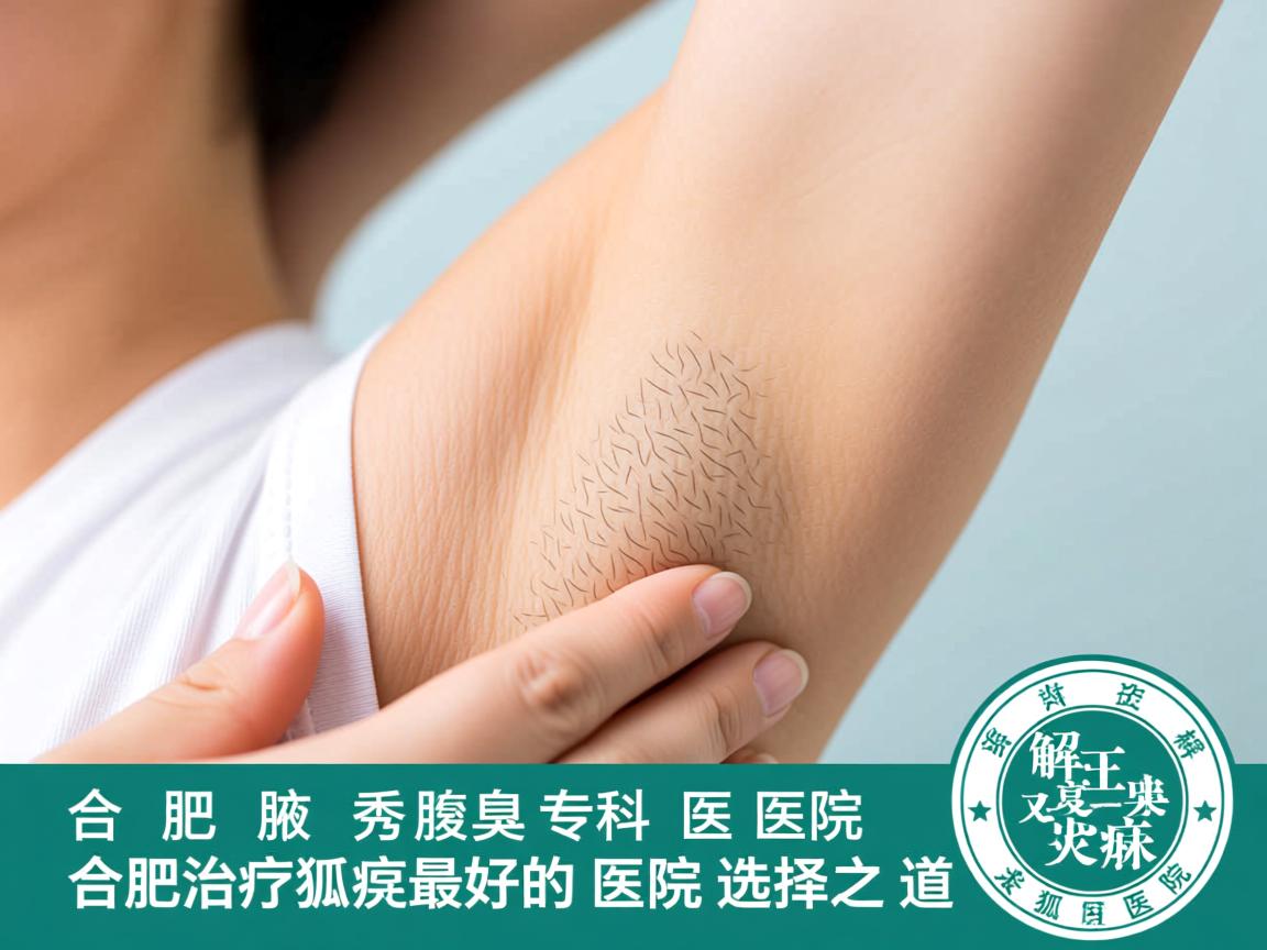 合肥腋秀腋臭专科医院，解析合肥治疗狐臭最好的医院选择之道