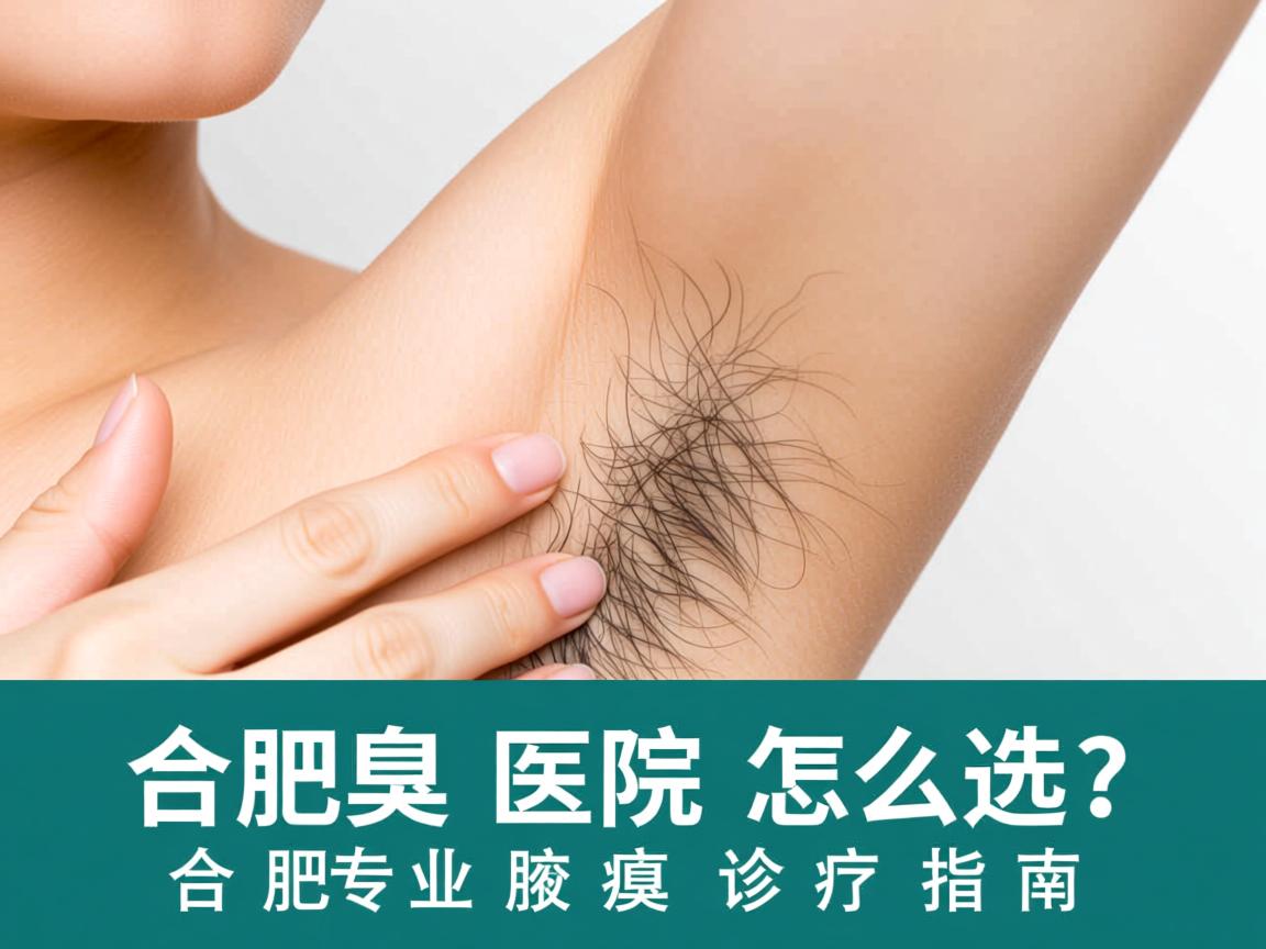 合肥腋臭医院怎么选？合肥专业腋臭诊疗指南