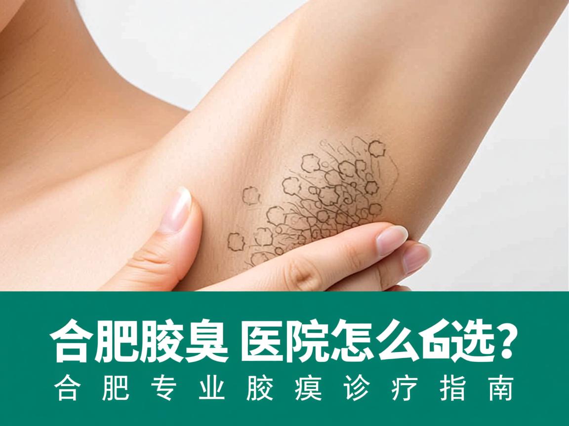合肥腋臭医院怎么选？合肥专业腋臭诊疗指南