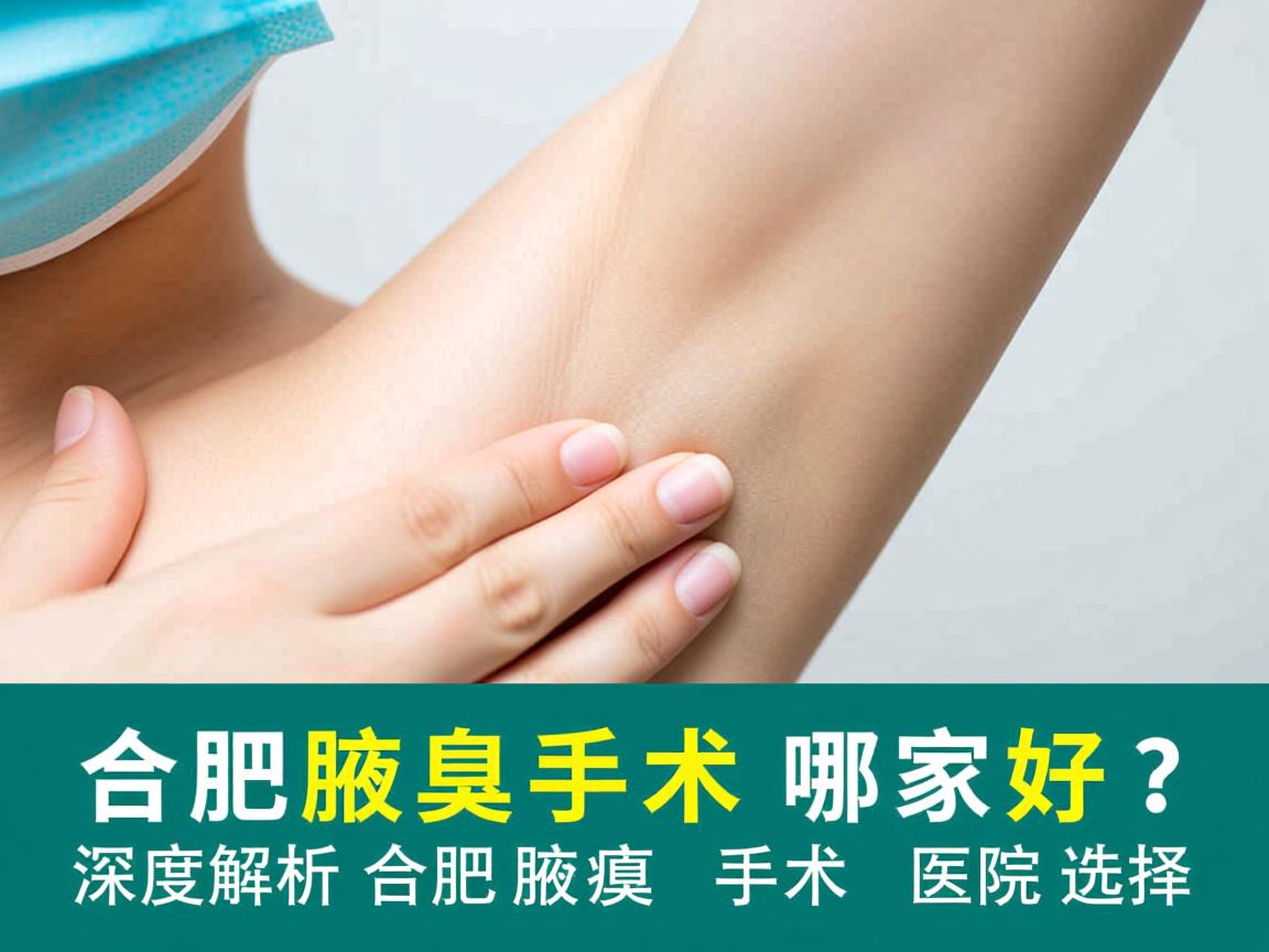 合肥腋臭手术哪家好？深度解析合肥腋臭手术医院选择