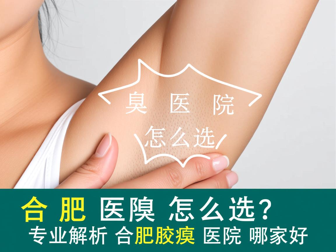 合肥腋臭医院怎么选？专业解析合肥腋臭医院哪家好
