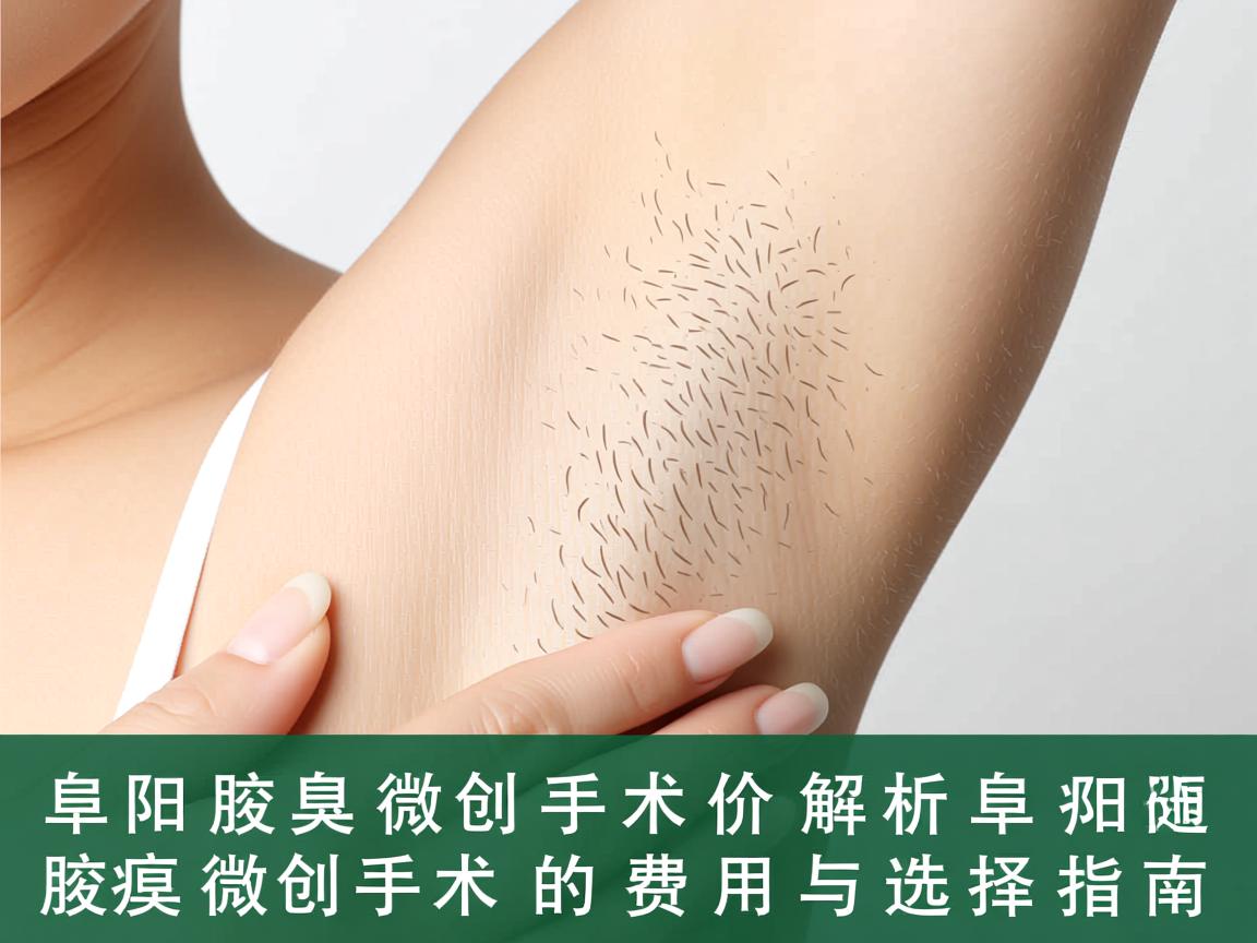 阜阳腋臭微创手术价格解析，阜阳腋臭微创手术的费用与选择指南