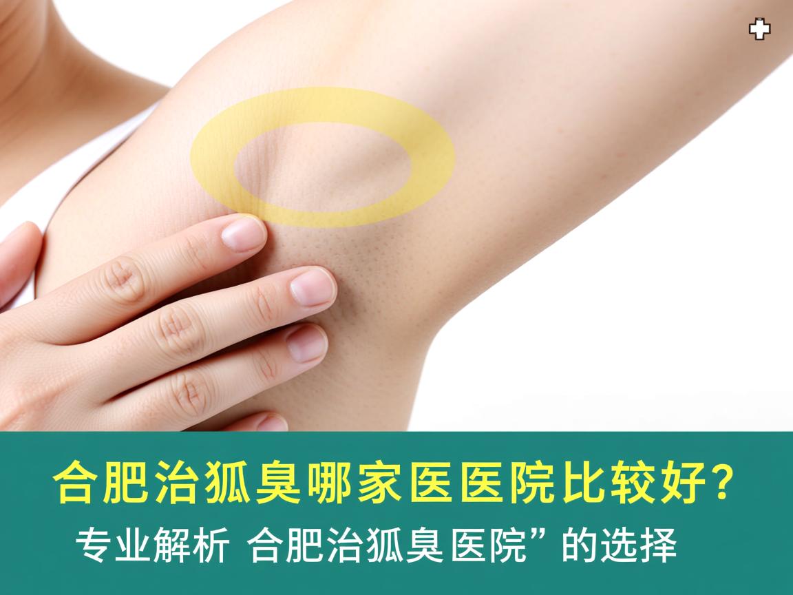 合肥治狐臭哪家医院比较好？专业解析合肥治狐臭医院的选择
