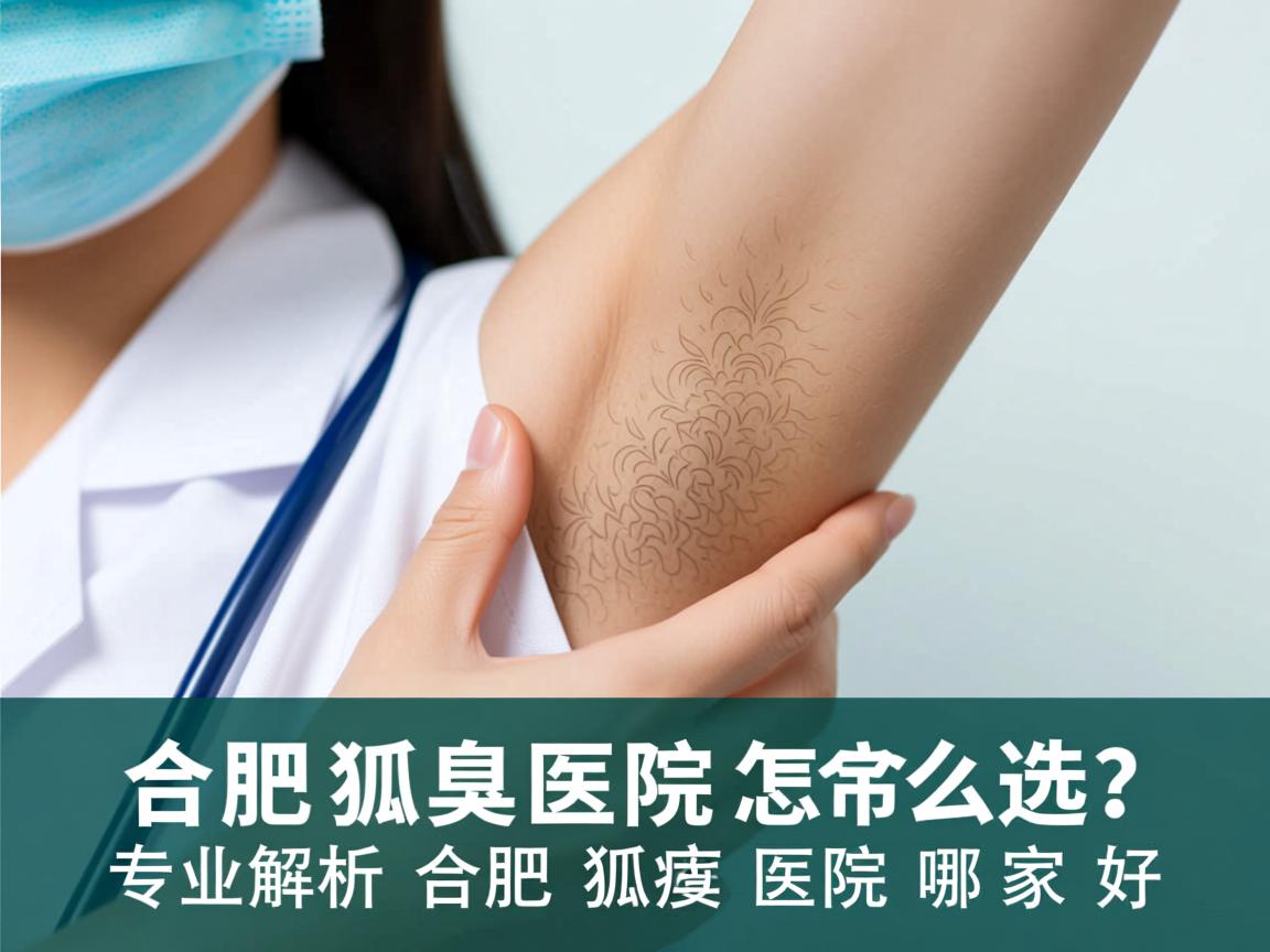 合肥狐臭医院怎么选？专业解析合肥狐臭医院哪家好