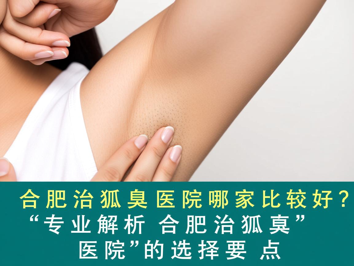 合肥治狐臭医院哪家比较好？专业解析合肥治狐臭医院的选择要点
