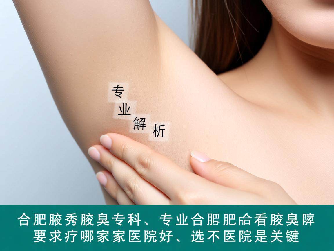合肥腋秀腋臭专科，专业解析合肥看腋臭哪家医院好，选对医院是关键