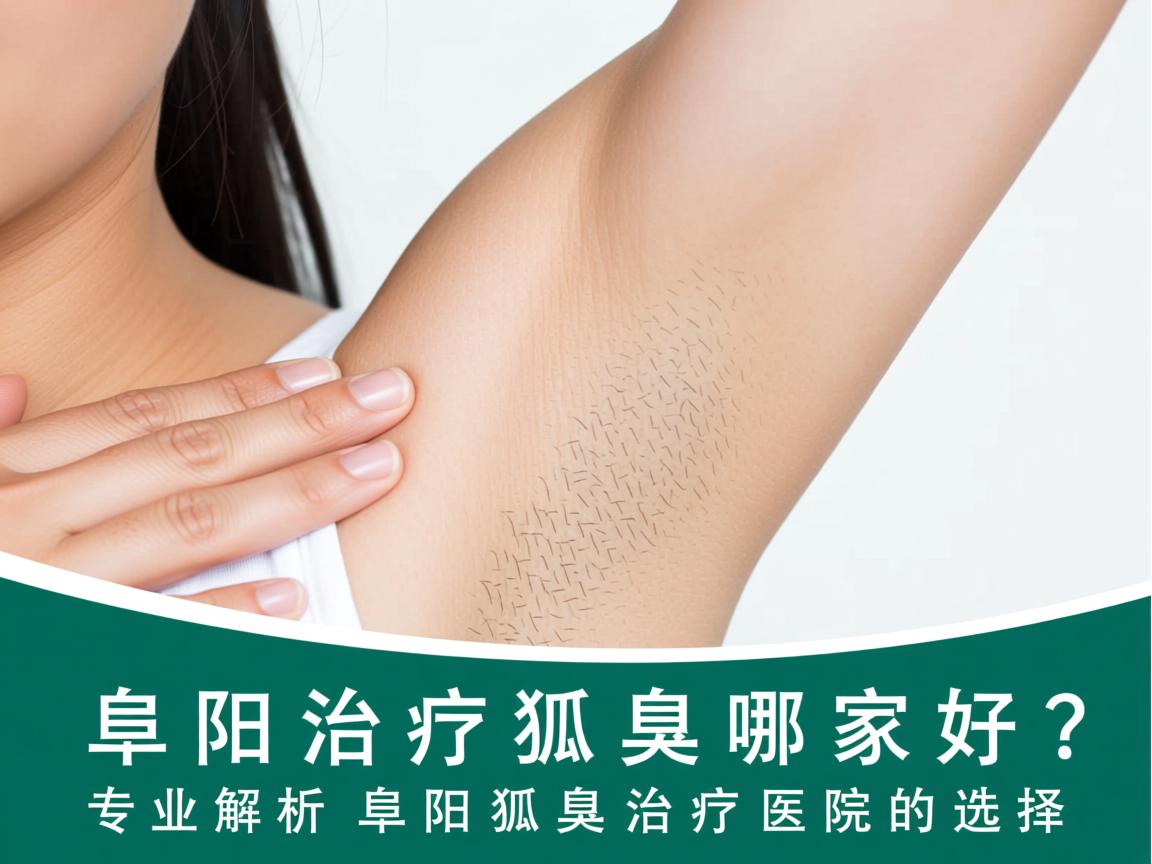 阜阳治疗狐臭哪家好？专业解析阜阳狐臭治疗医院的选择