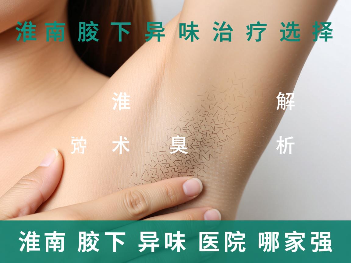 淮南腋下异味治疗选择，解析淮南腋下异味医院哪家强