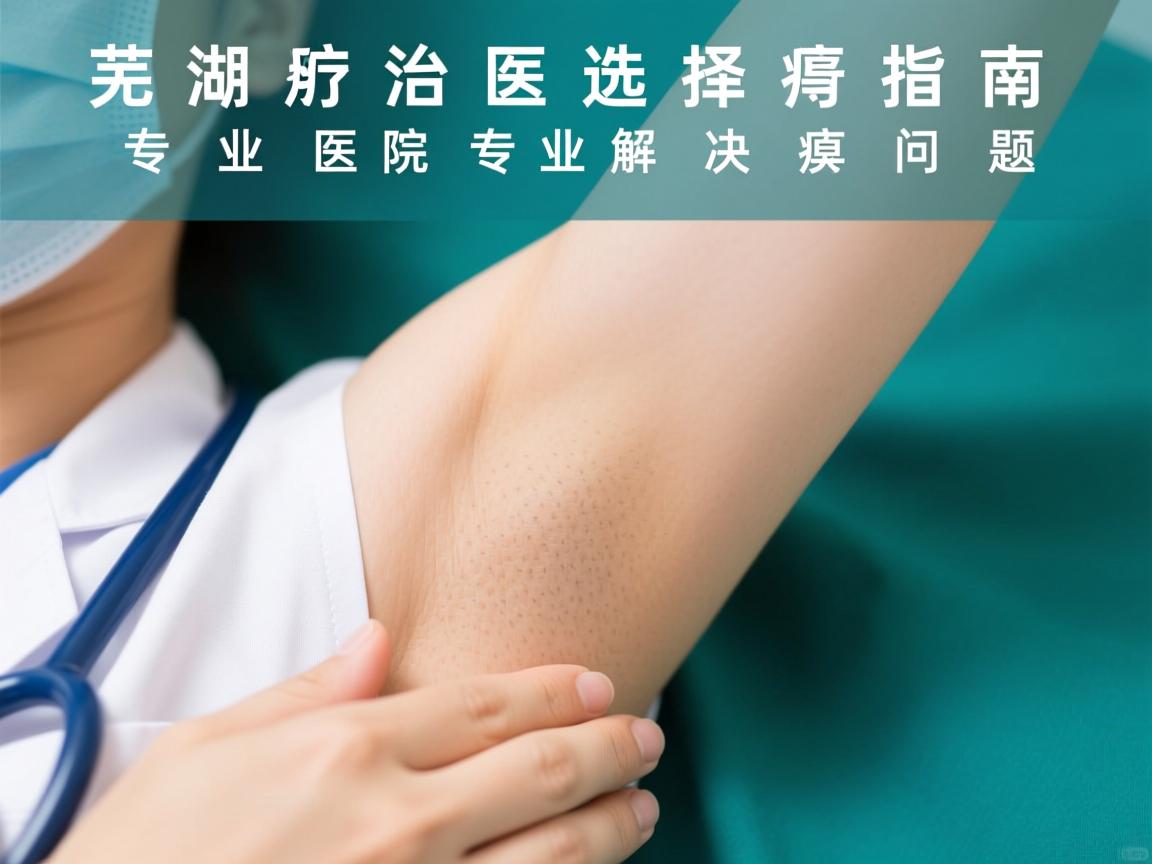 芜湖腋臭治疗医院选择指南，专业医院专业解决腋臭问题