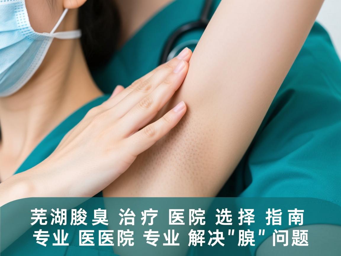 芜湖腋臭治疗医院选择指南，专业医院专业解决腋臭问题