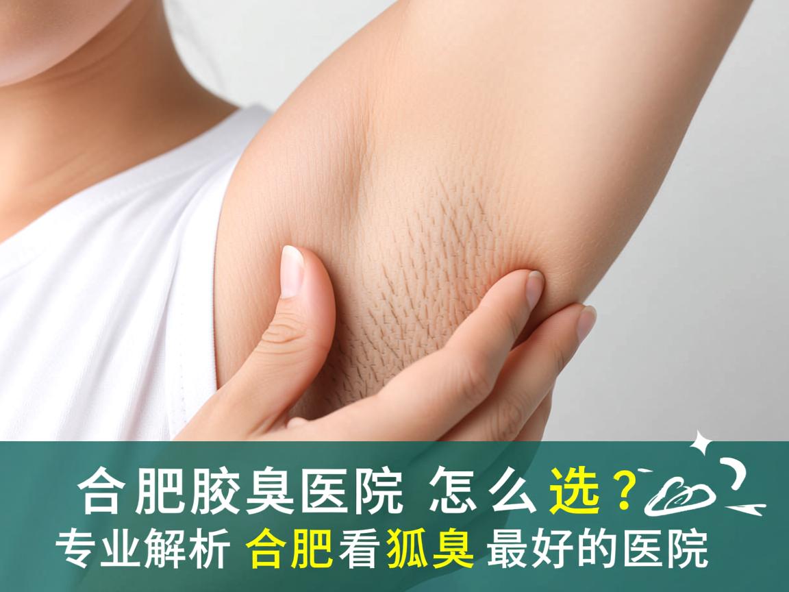 合肥腋臭医院怎么选？专业解析合肥看狐臭最好的医院
