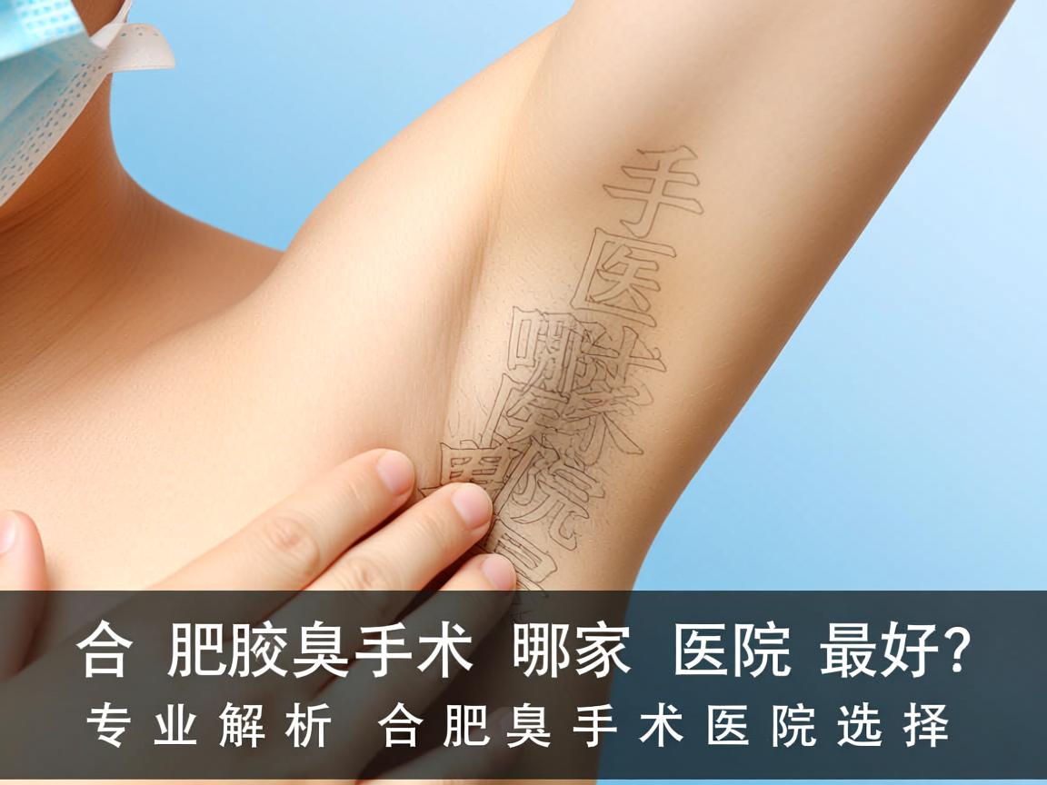 合肥腋臭手术哪家医院最好？专业解析合肥腋臭手术医院选择