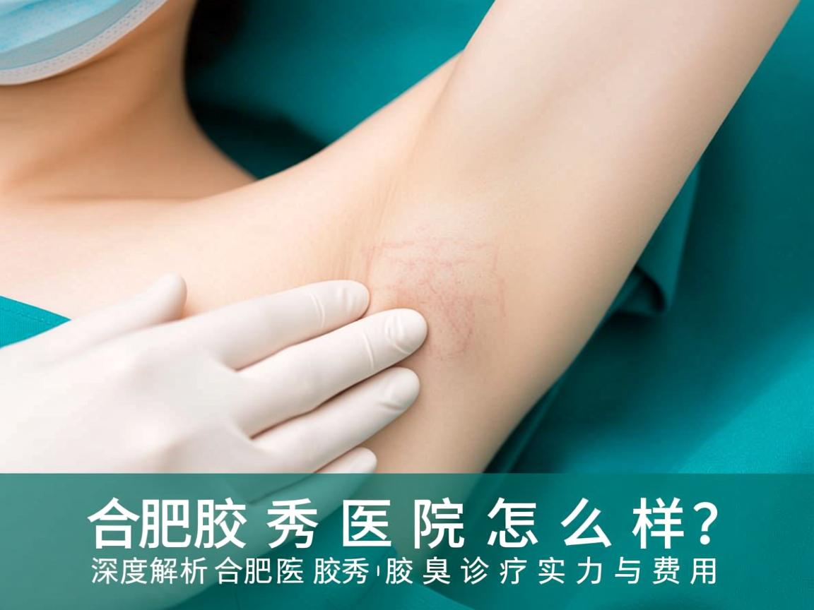 合肥腋秀医院怎么样？深度解析合肥腋秀医院的腋臭诊疗实力与费用