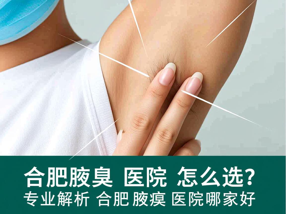 合肥腋臭医院怎么选？专业解析合肥腋臭医院哪家好