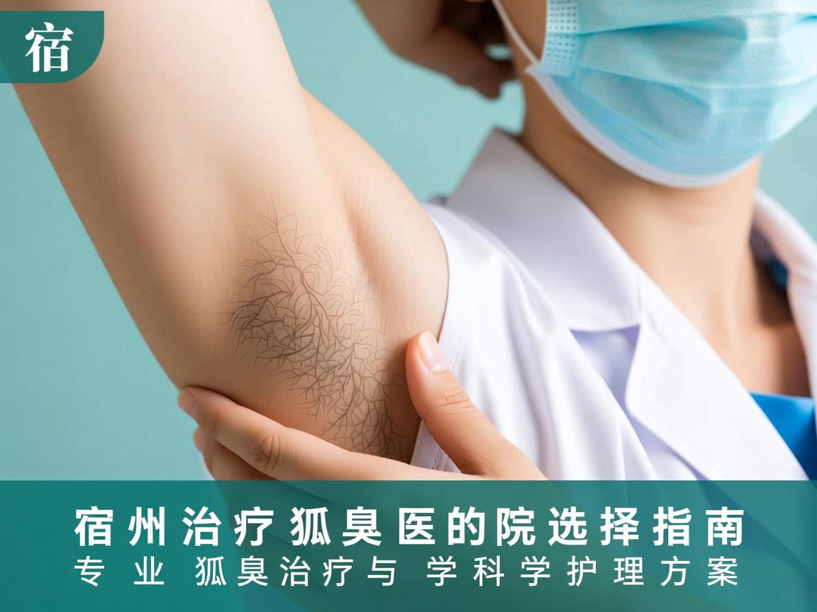宿州治疗狐臭的医院选择指南，专业狐臭治疗与科学护理方案