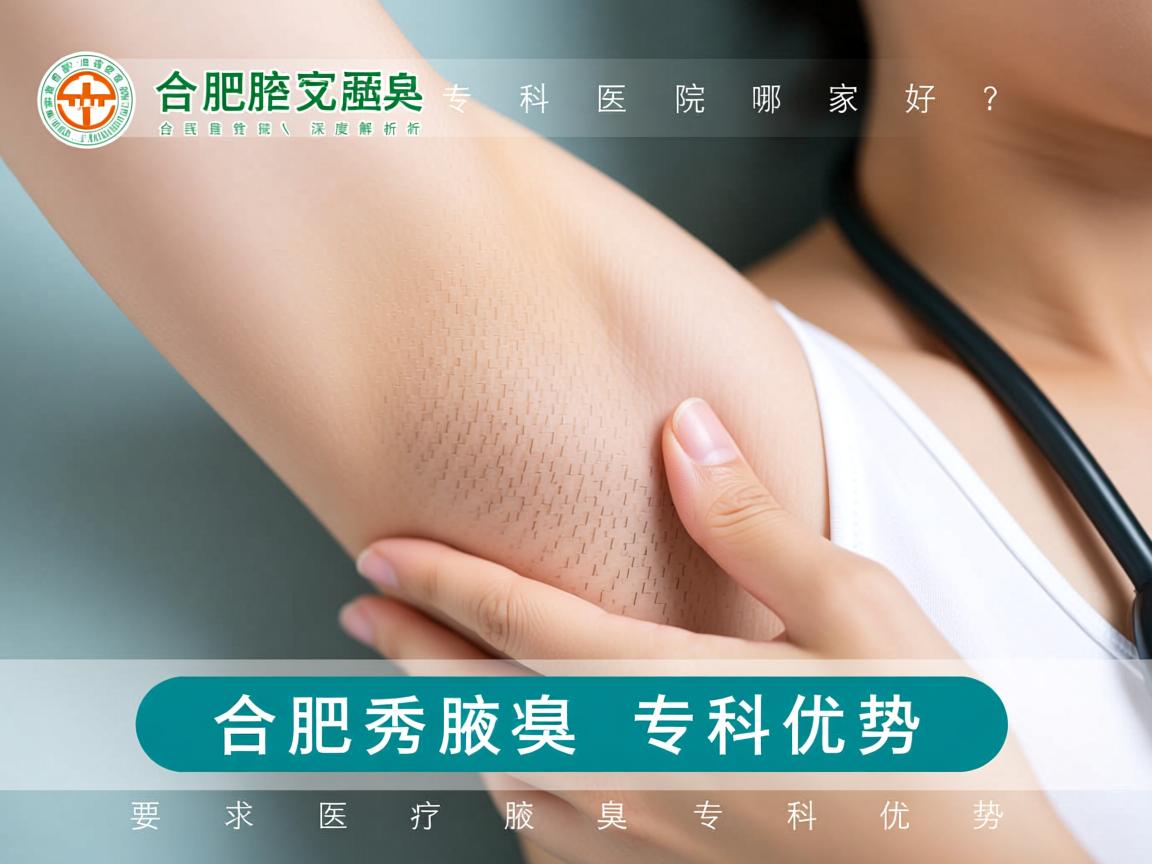 合肥腋臭专科医院哪家好？深度解析合肥腋秀腋臭专科优势