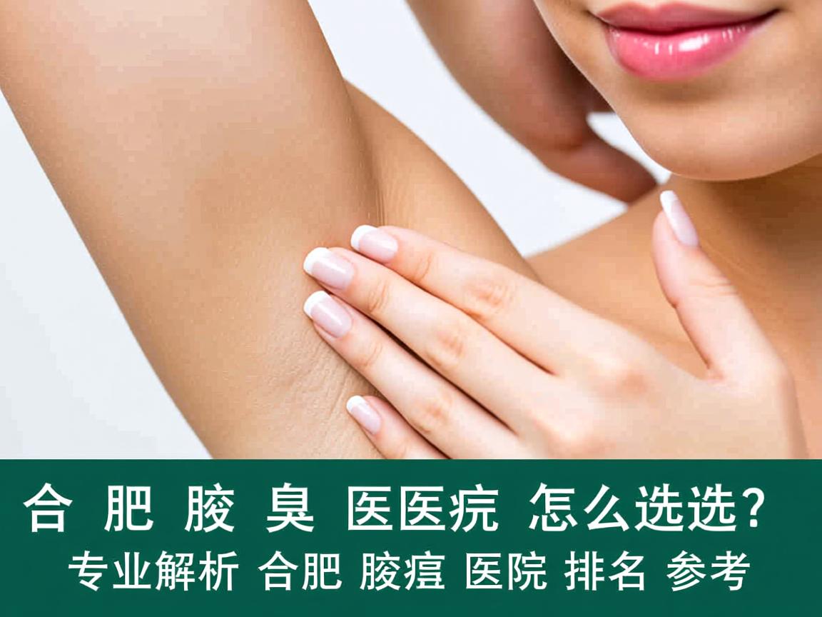 合肥腋臭医院怎么选？专业解析合肥腋臭医院排名参考