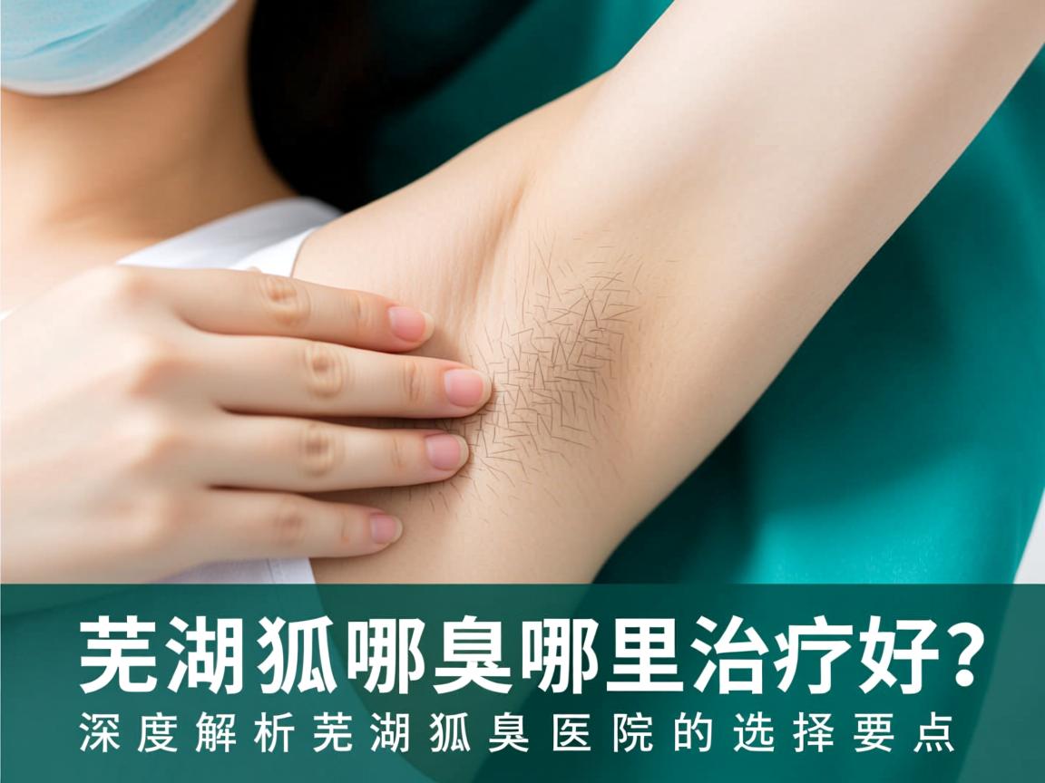 芜湖狐臭哪里治疗好？深度解析芜湖狐臭医院的选择要点
