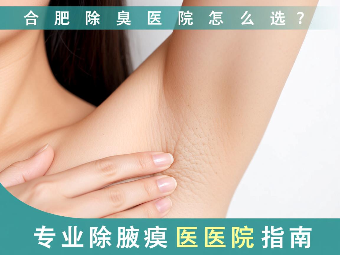 合肥除腋臭医院怎么选？专业除腋臭医院指南