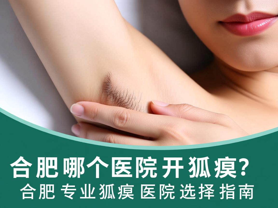 合肥哪个医院开狐臭？合肥专业狐臭医院选择指南