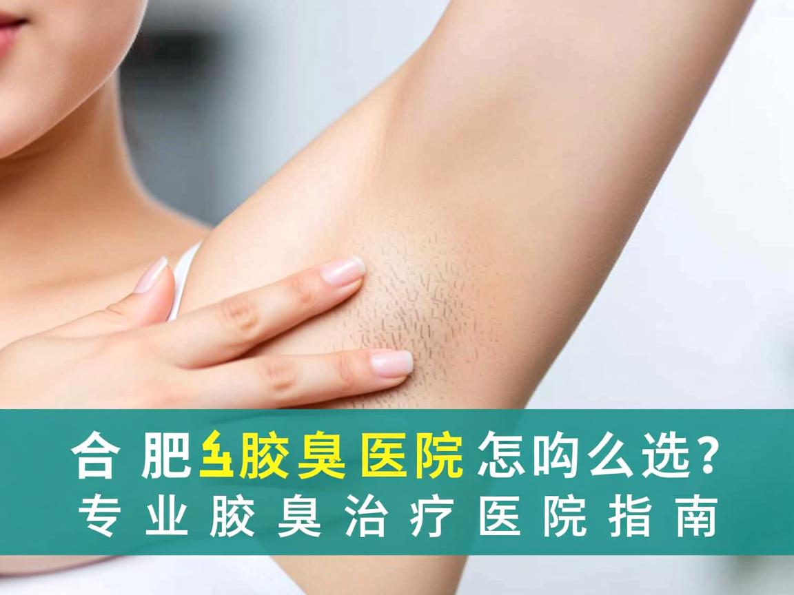 合肥腋臭医院怎么选？专业腋臭治疗医院指南