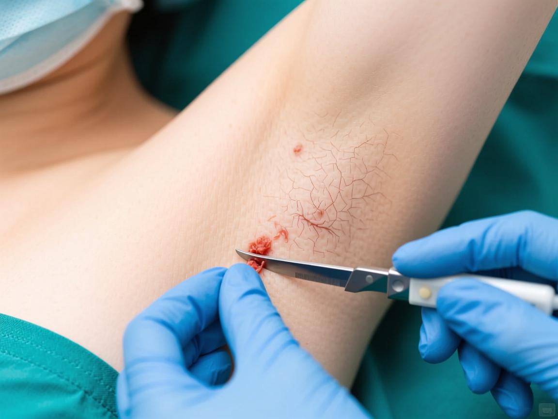 小切口治疗腋臭，专业解析小切口腋臭根除术