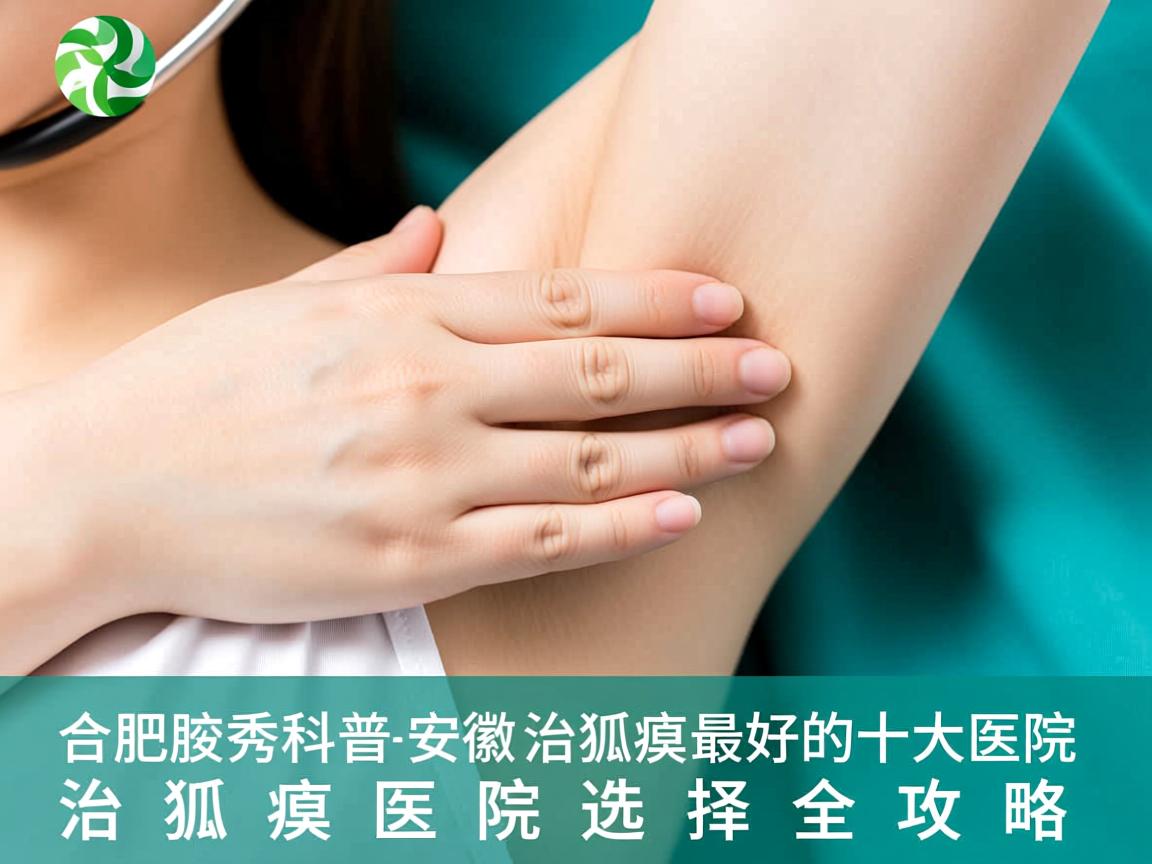 合肥腋秀科普，安徽治狐臭最好的十大医院，治狐臭医院选择全攻略
