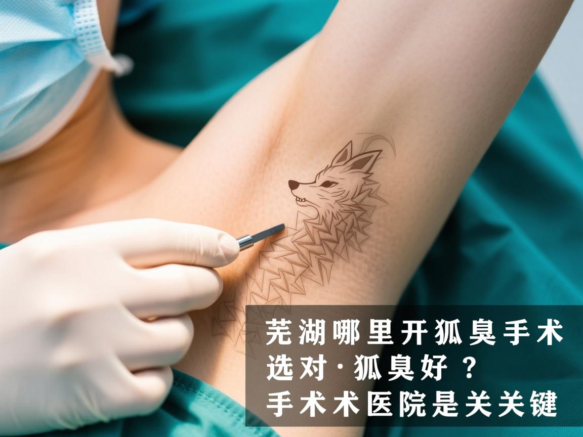 芜湖哪里开狐臭手术好？选对狐臭手术医院是关键