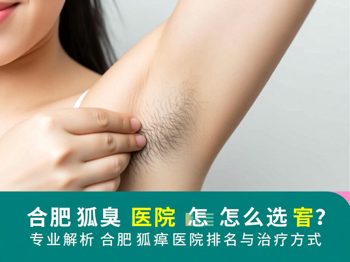 合肥狐臭医院怎么选？专业解析合肥狐臭医院排名与治疗方式