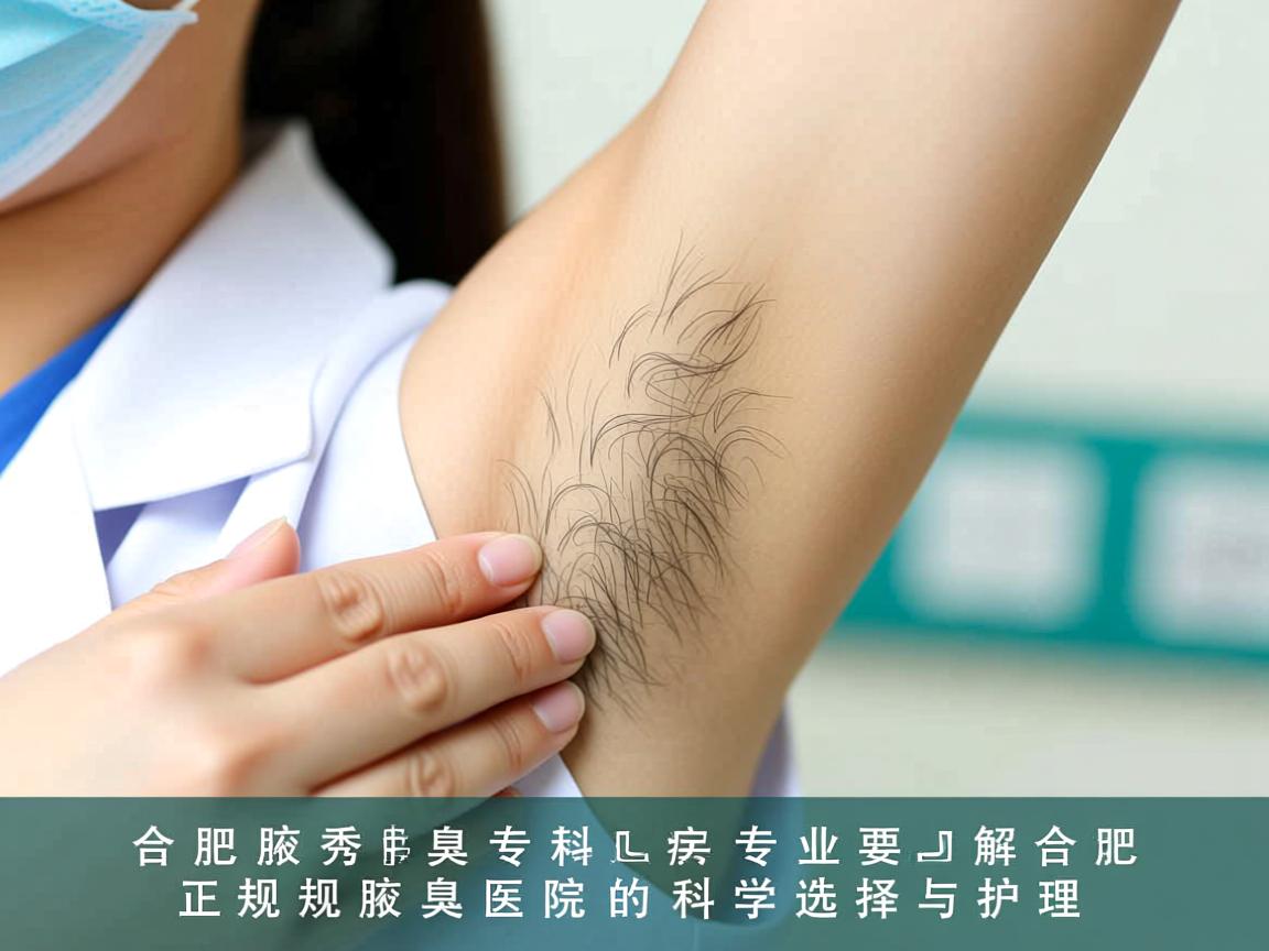 合肥腋秀腋臭专科，专业解析合肥正规腋臭医院的科学选择与护理