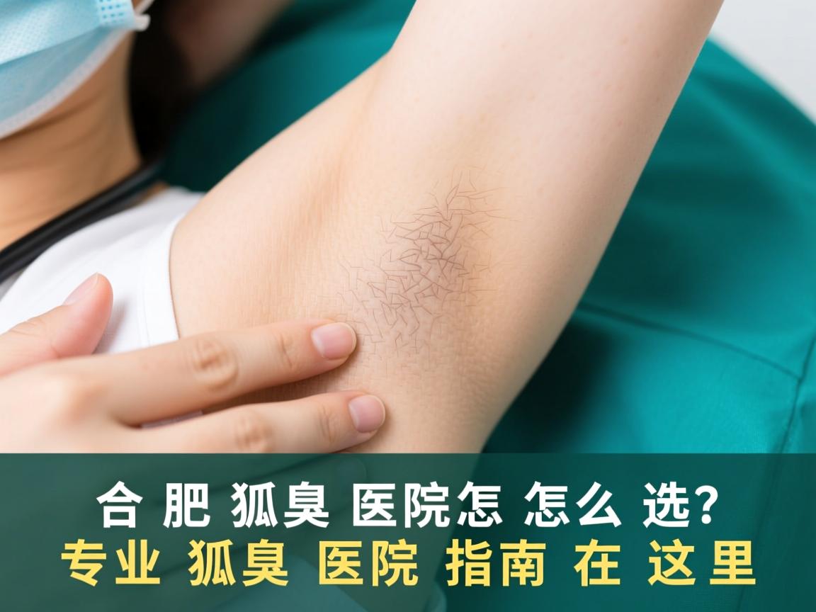 合肥狐臭医院怎么选？专业狐臭医院指南在这里