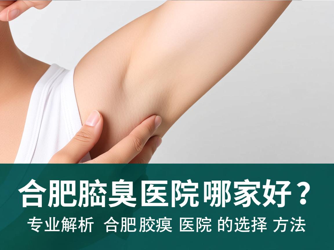 合肥腋臭医院哪家好？专业解析合肥腋臭医院的选择方法