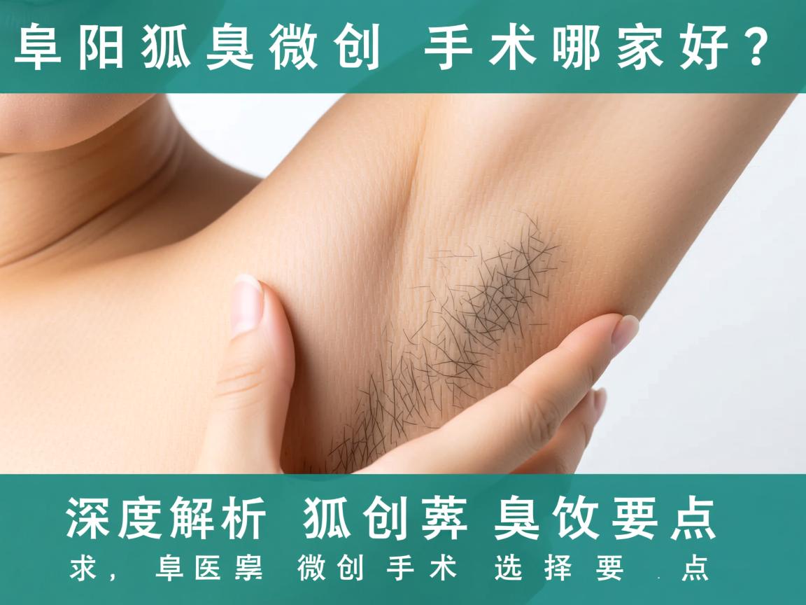 阜阳狐臭微创手术哪家好？深度解析阜阳狐臭微创手术选择要点