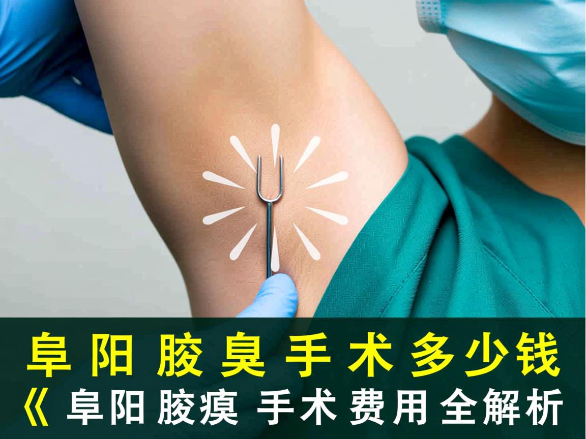 阜阳腋臭手术多少钱，阜阳腋臭手术费用全解析