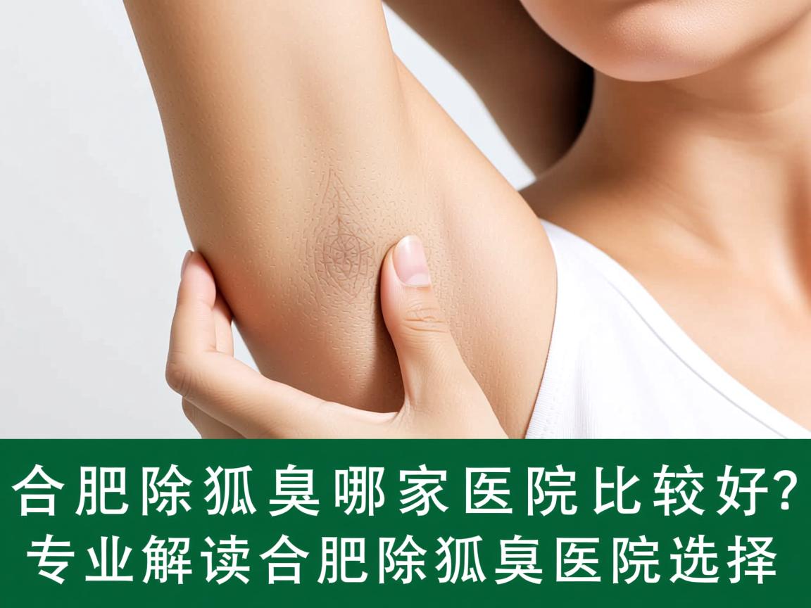 合肥除狐臭哪家医院比较好？专业解读合肥除狐臭医院选择
