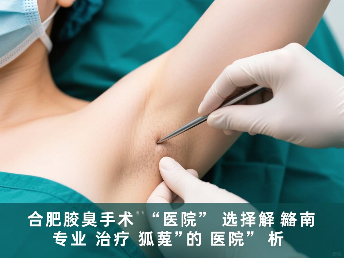 合肥腋臭手术医院选择指南，专业治疗狐臭的医院解析