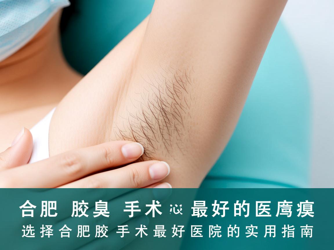 合肥腋臭手术最好的医院，选择合肥腋臭手术最好医院的实用指南
