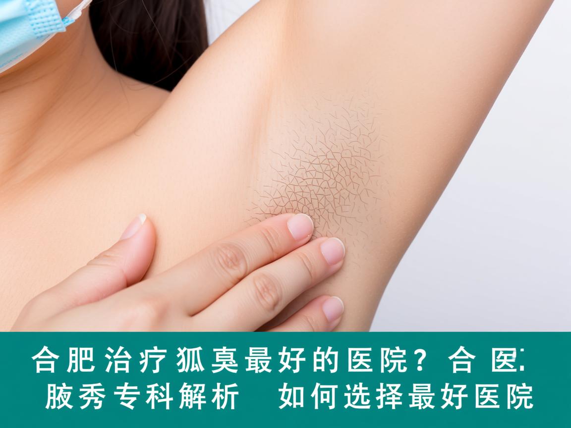 合肥治疗狐臭最好的医院？合肥腋秀专科解析如何选择最好医院