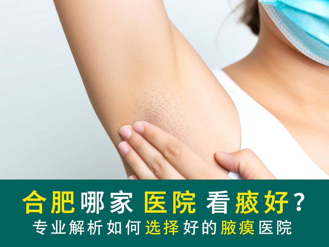 合肥哪家医院看腋臭好？专业解析如何选择好的腋臭医院